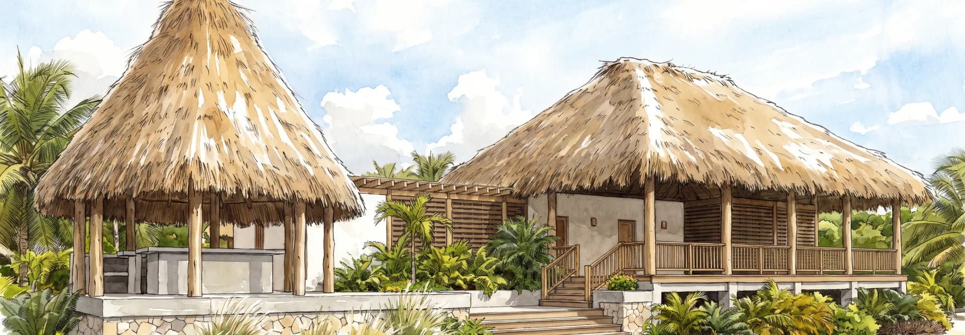 Proposed Beach Club shoreline amenity — artist concept