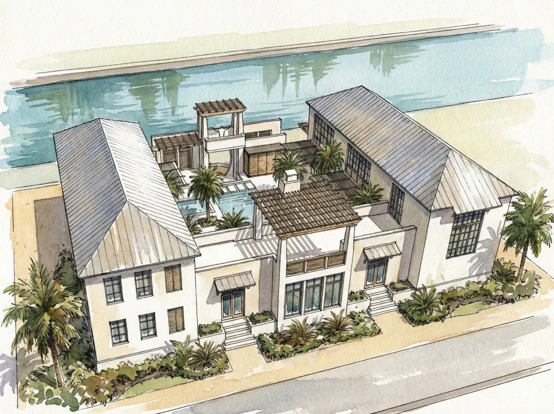 Casa Baboo — aerial (artist concept)