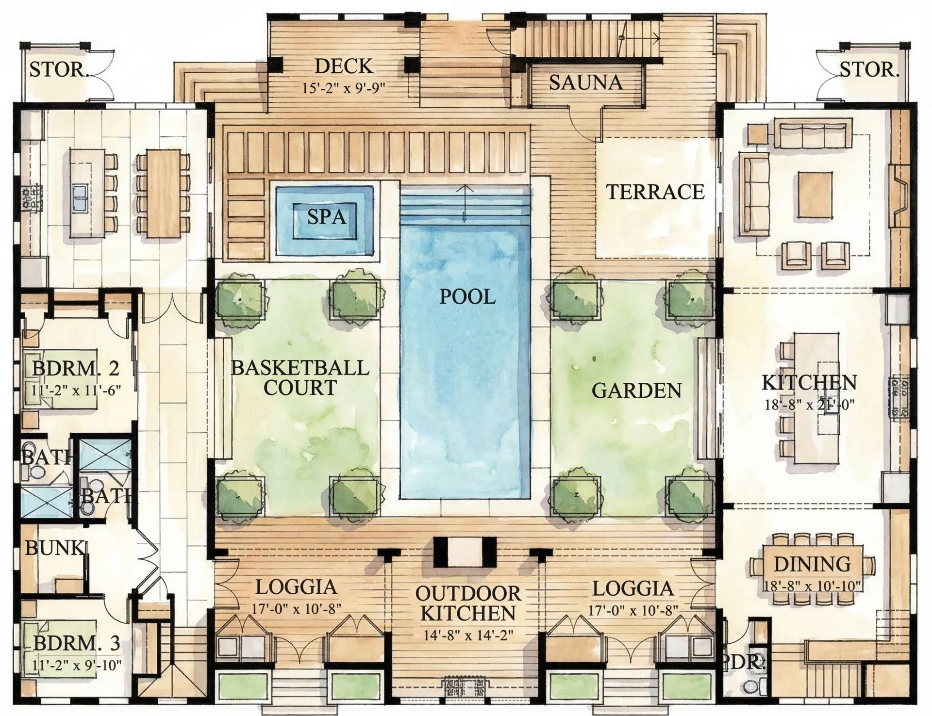 Casa Baboo — site plan (artist concept)