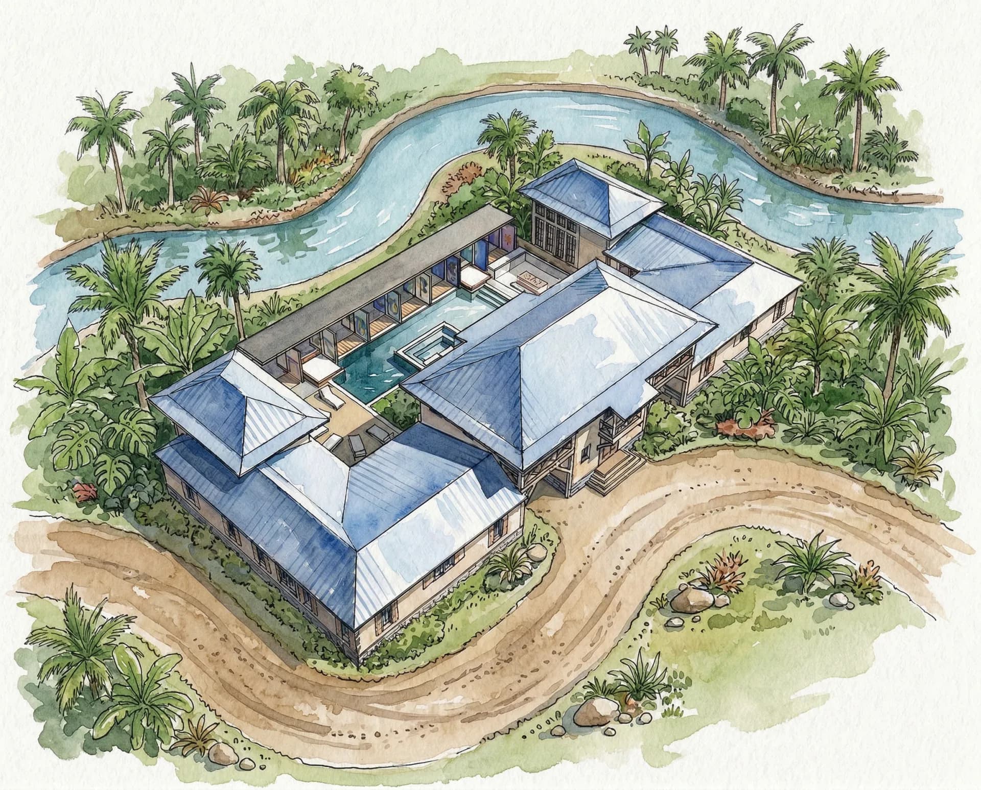 Casa Jaguar — artist concept rendering
