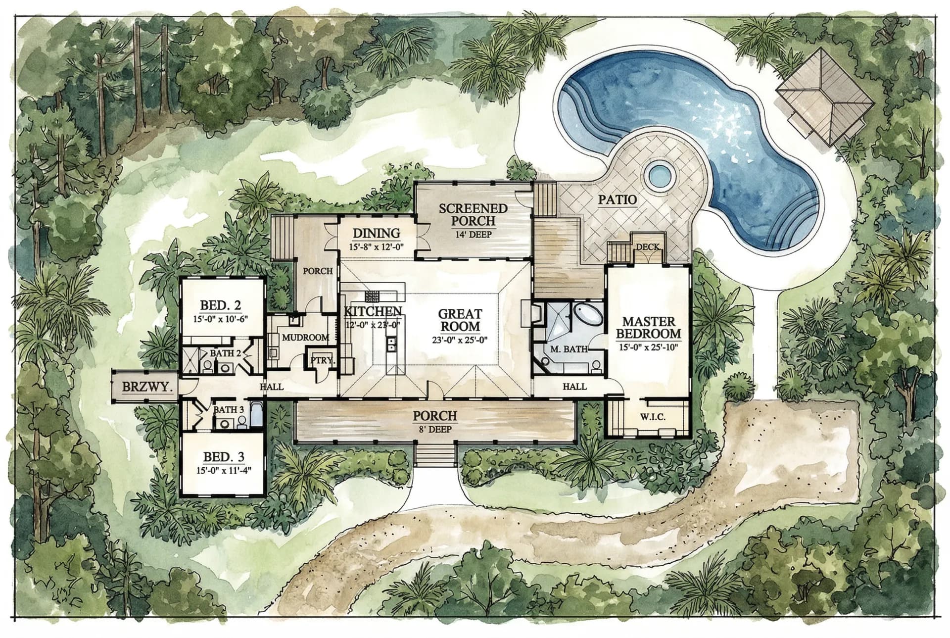 Sapelo Sound — site plan (artist concept)