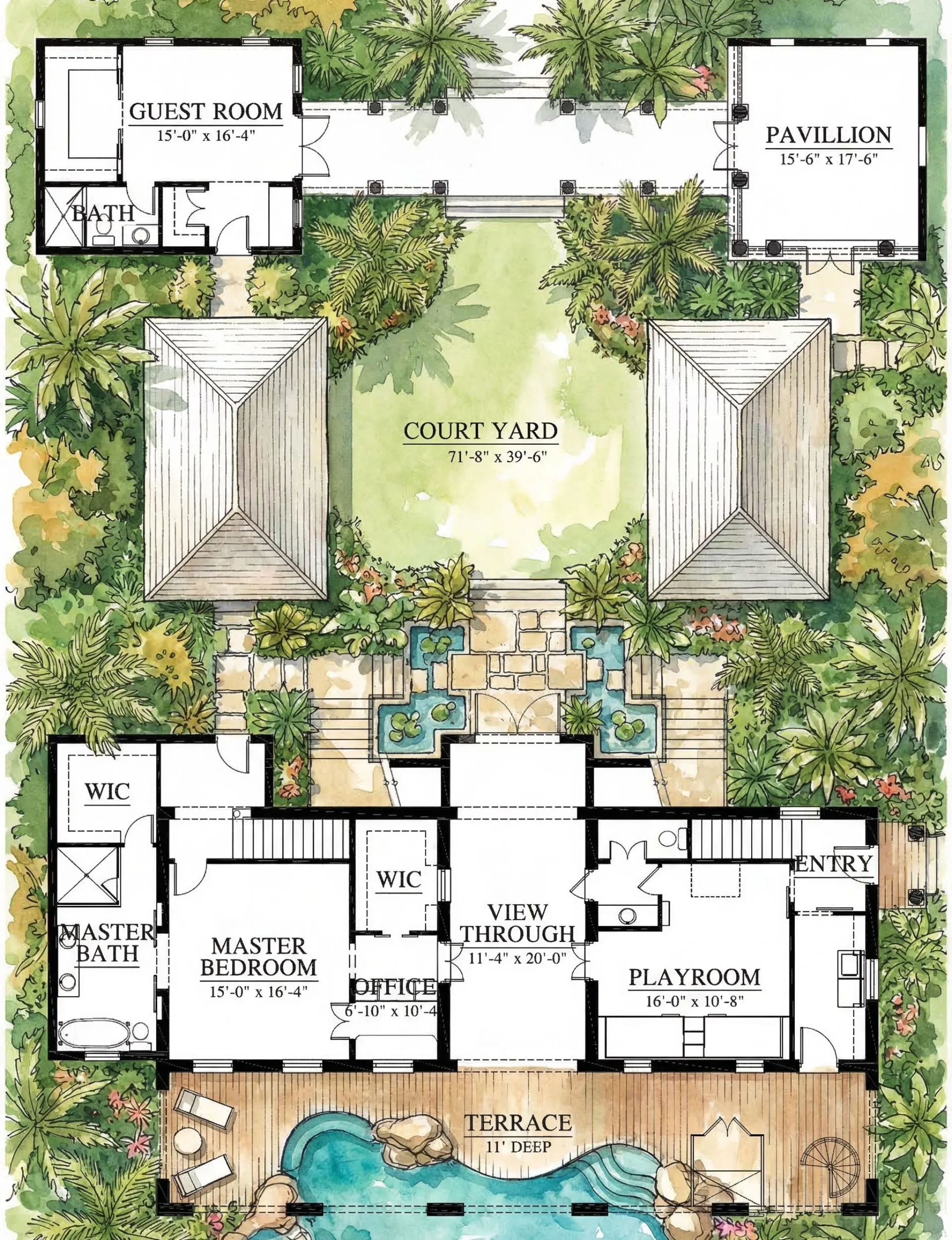 The Abacoa — site plan (artist concept)