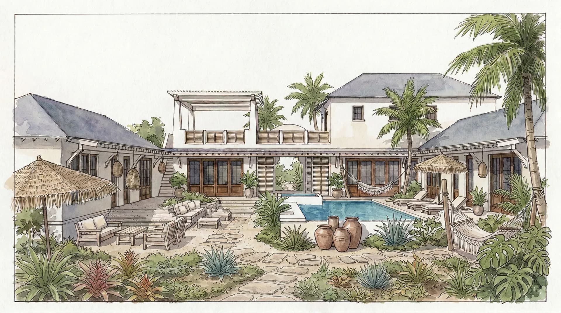 The Sitter — courtyard alt (artist concept)