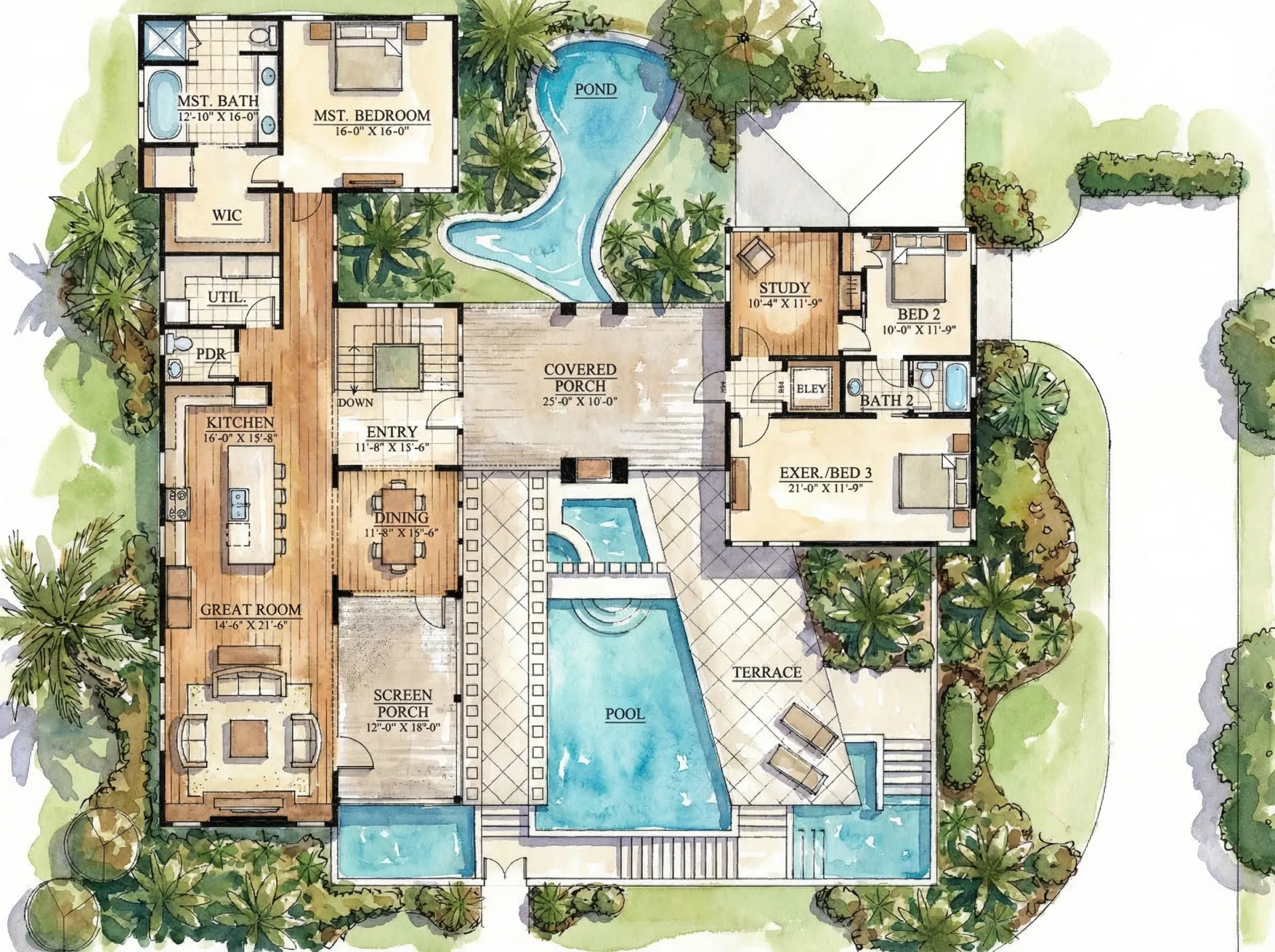 The Trade Winds — site plan (artist concept)