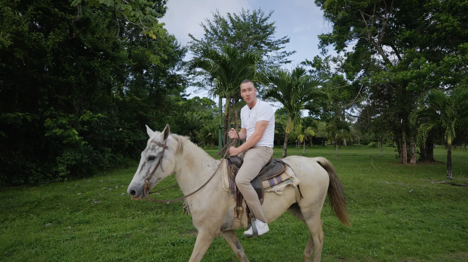 Rider on horseback at Red Rock